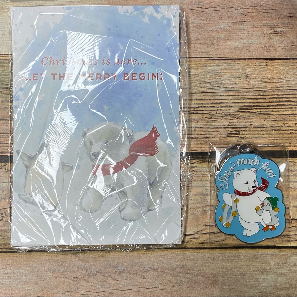 2022 Postcards & Keychain Hallmark Keepsake Ornament Club NWT